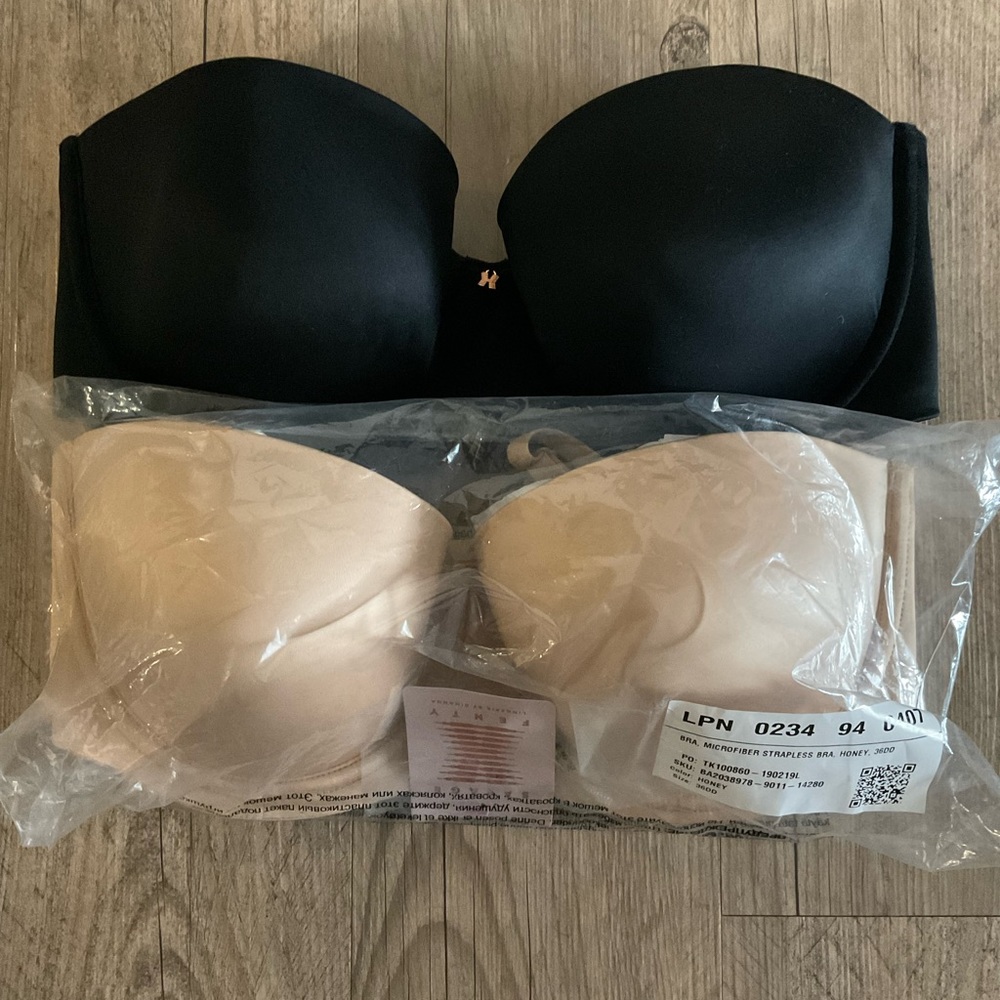 Fenty Micro-fiber strapless bra